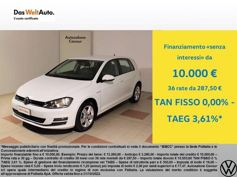 Volkswagen Golf  Golf 1.4 TGI 5p. Highline BlueMotion