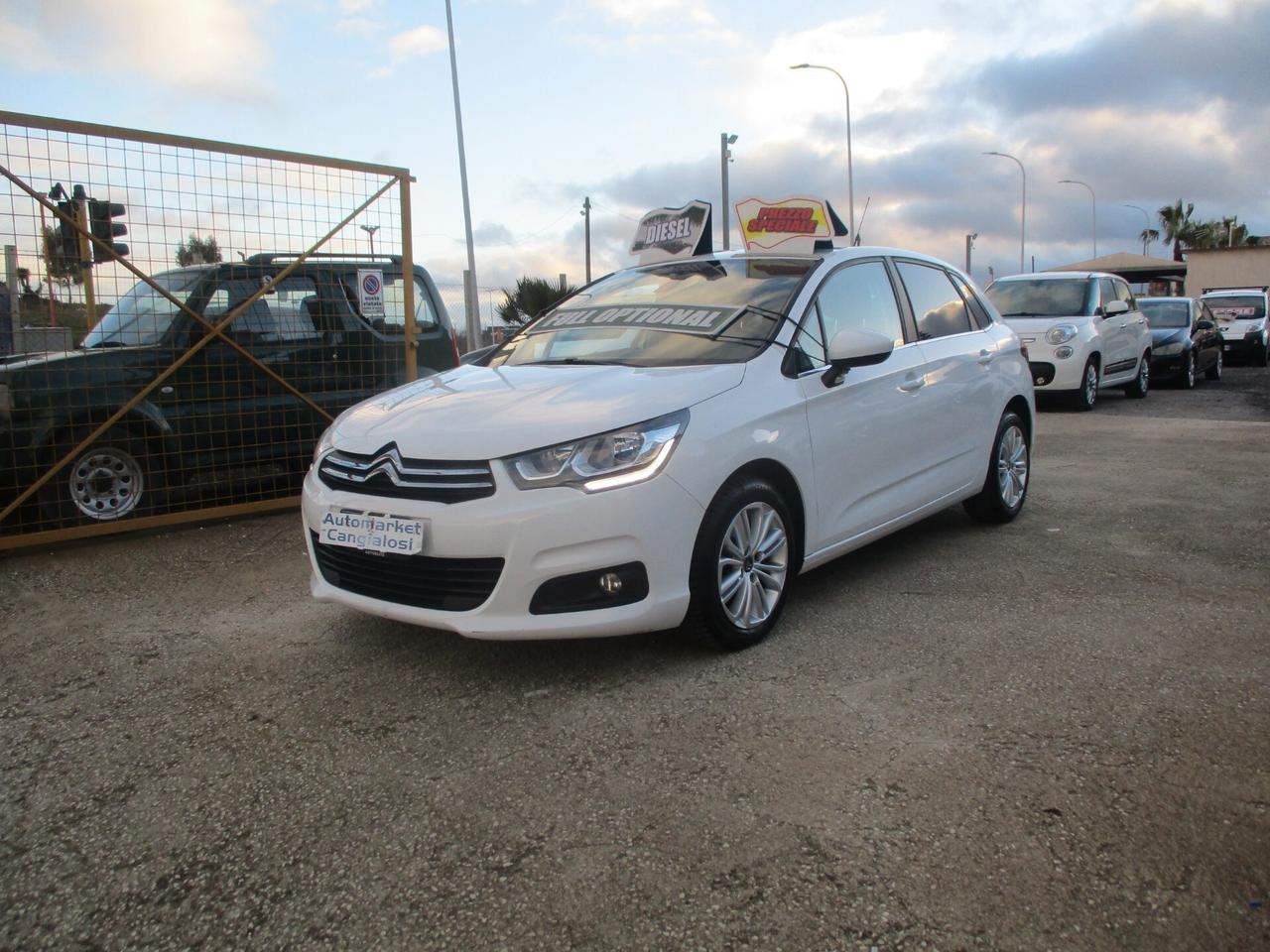Citroen C4 1.6 HDI 100 CV FULL OPTIONAL 2016