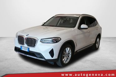 BMW X3 20D 150CV STEPTRONIC 48V S-DRIVE BUSINESS ADVANTAGE ( FARI LED ADATTIVI - BMW DIGITAL COCKPIT - PELLE - CLIMA TRIZONA - NAVI - MIRROR - PARK ASSISTANT - CERCHI 18 ) KM 34000