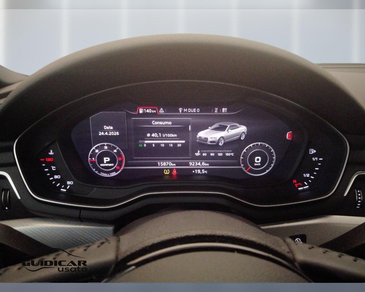 AUDI A5 II 2017 Cabriolet - A5 Cabrio 40 2.0 tdi Business Sport 190cv s-tronic