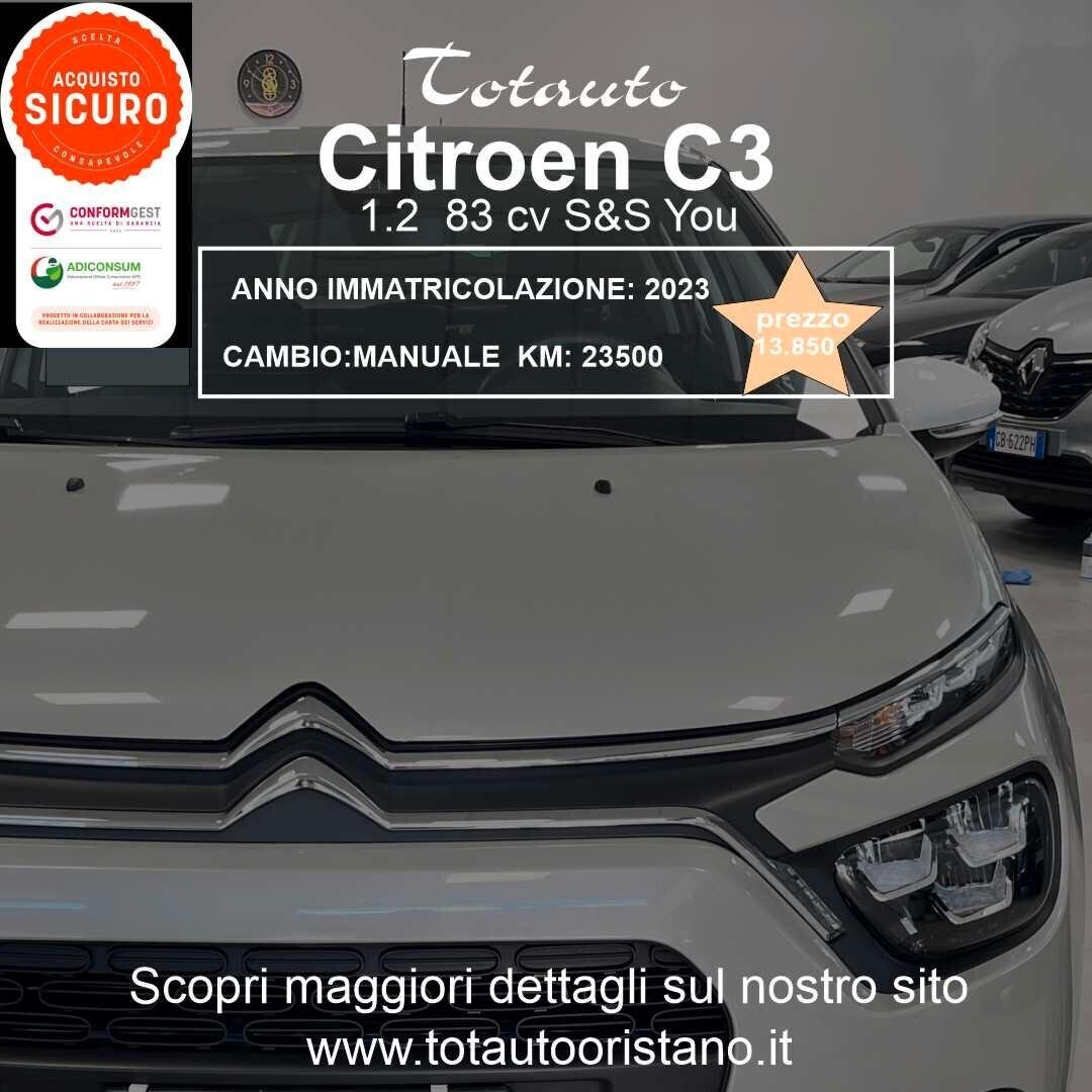 CITROEN C3 PureTech 83 S&S You