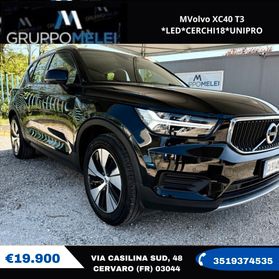 Volvo XC40 T3 *LED*CERCHI18*UNIPRO