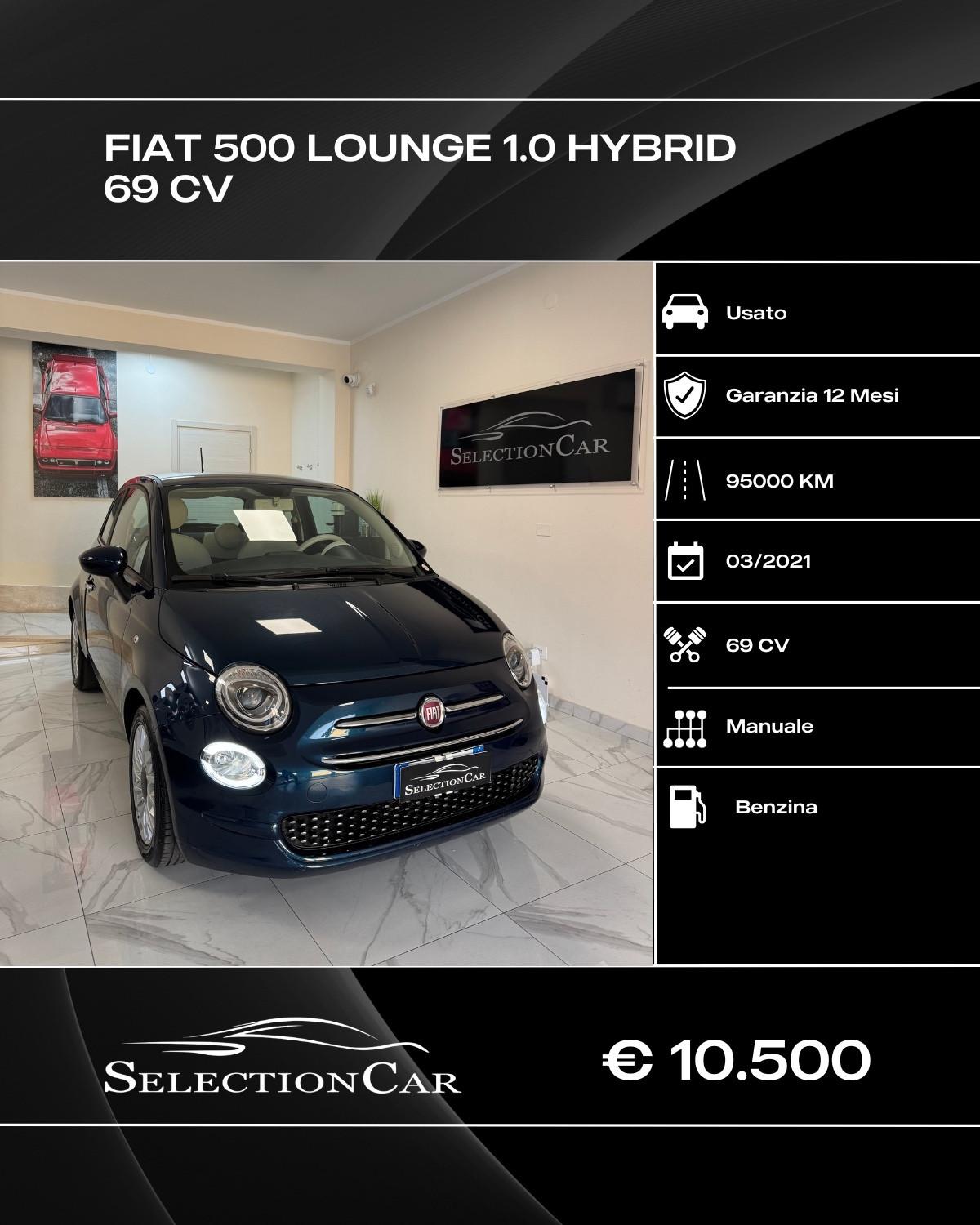 Fiat 500 1.0 Hybrid Lounge