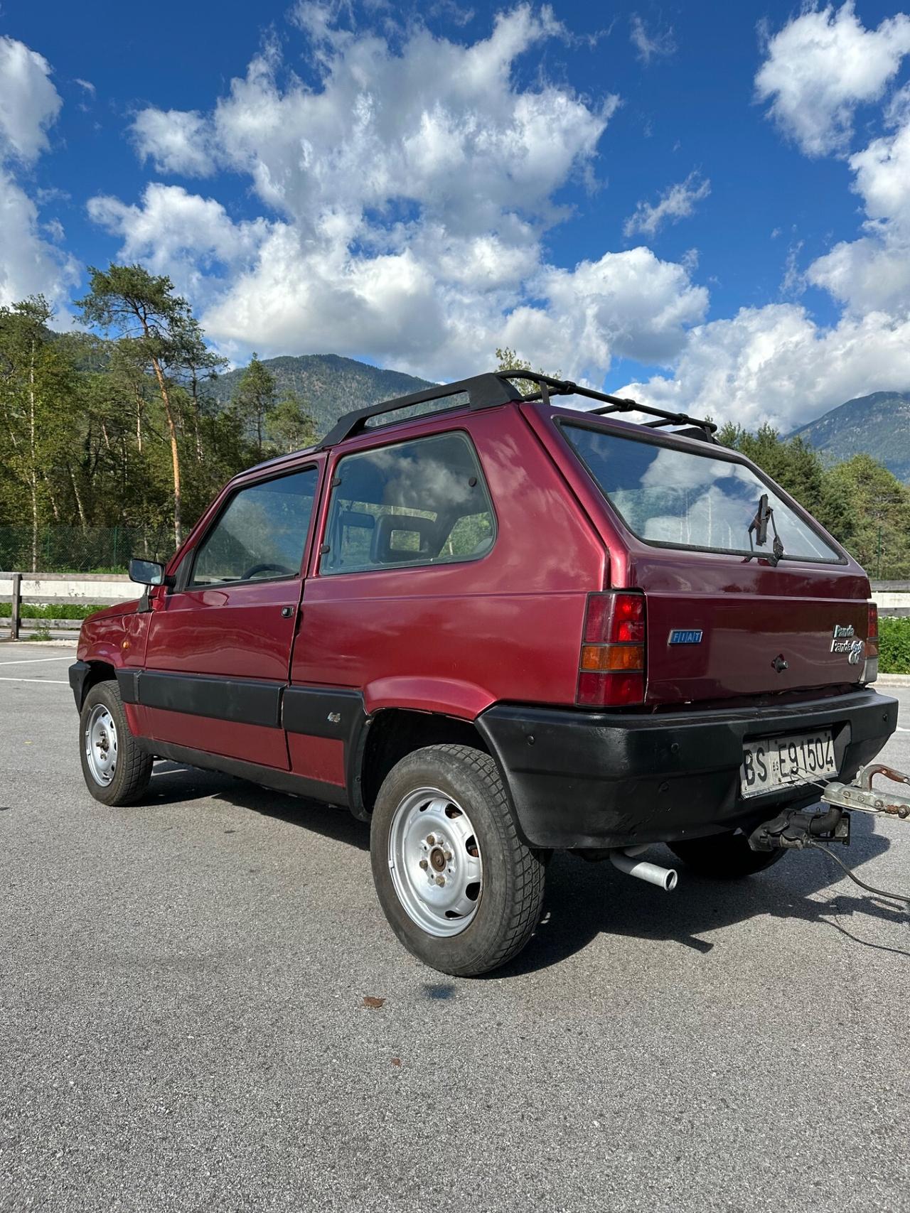 Fiat Panda 4x4 con carrello unico proprietario