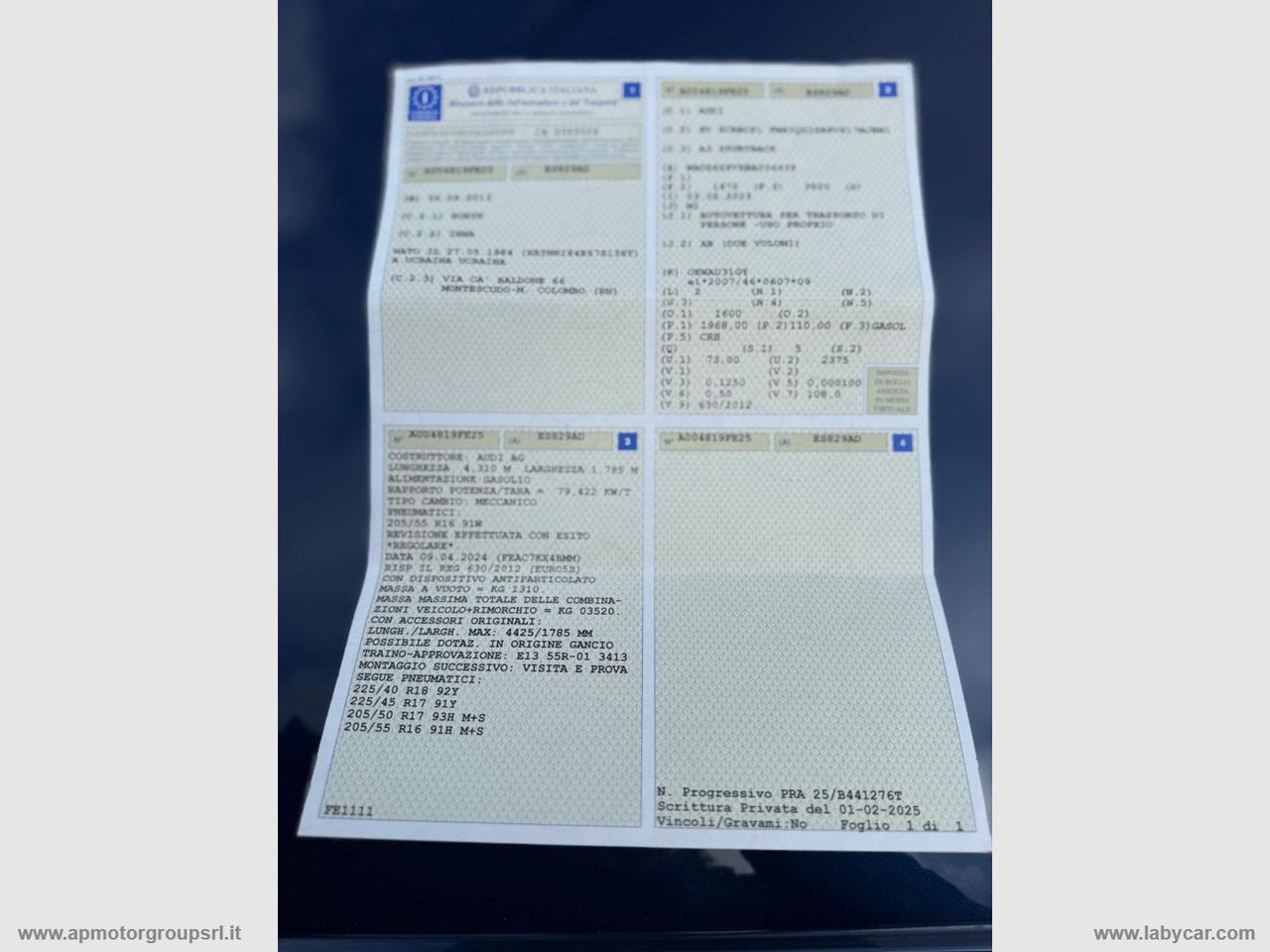 AUDI A3 SPB 2.0 TDI Ambition