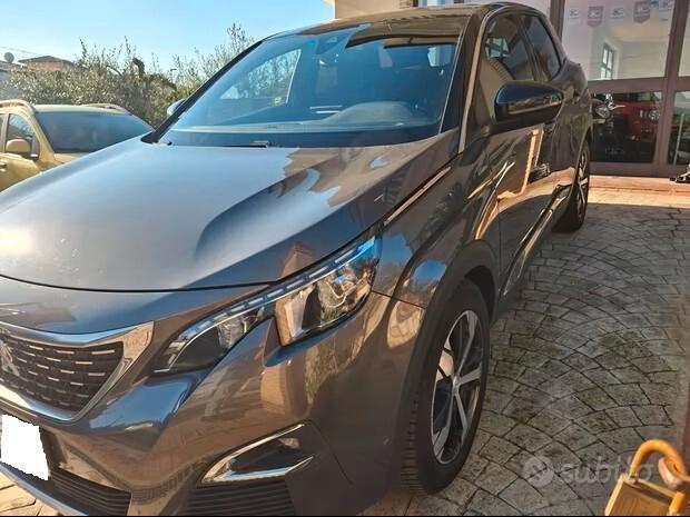 Peugeot 3008 HDI 130cv GT-LINE AUTOMATICA +F 1 CLIMA CERCHI CRUISE MULTIFUNZION VETRI PRYVE CAMERA