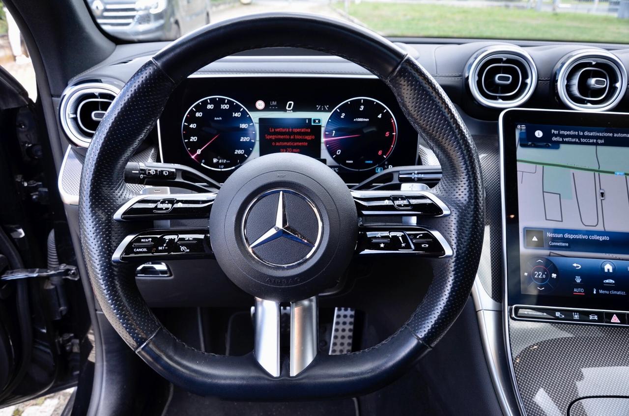 MERCEDES-BENZ GLC 220d PREMIUM AMG LINE 4MATIC 197cv AUTO, TETTO, HI-FI BURMESTER, GANCIO TRAINO, FARI ADATTIVI, RETRO 360°, 20", PERMUTE
