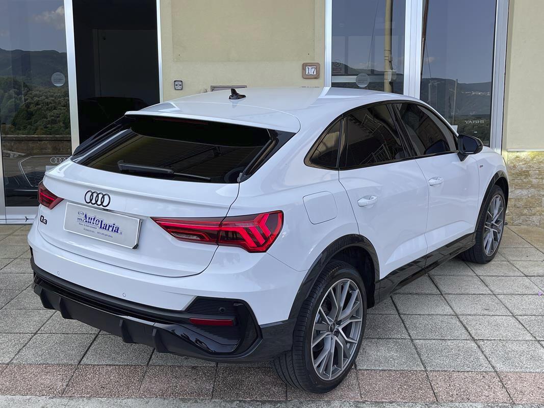 Audi Q3 SPB 35 TDI S tronic S line edition Interno/Esterno-Navigazione MMI plus-Fari Full Led matrix-Retrocamera-Cerchi lega Audi Sport 20"-Pack Black edition