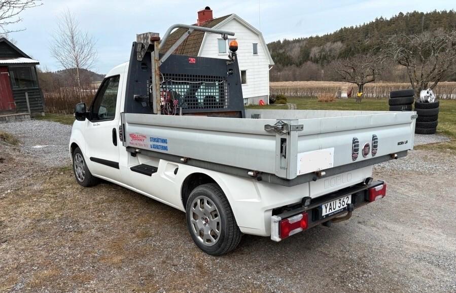 DOBLO 3 POSTI WORK UP CASSONATO CASSONE CLIMA OK NEOPATENTATI GRU 250 KG