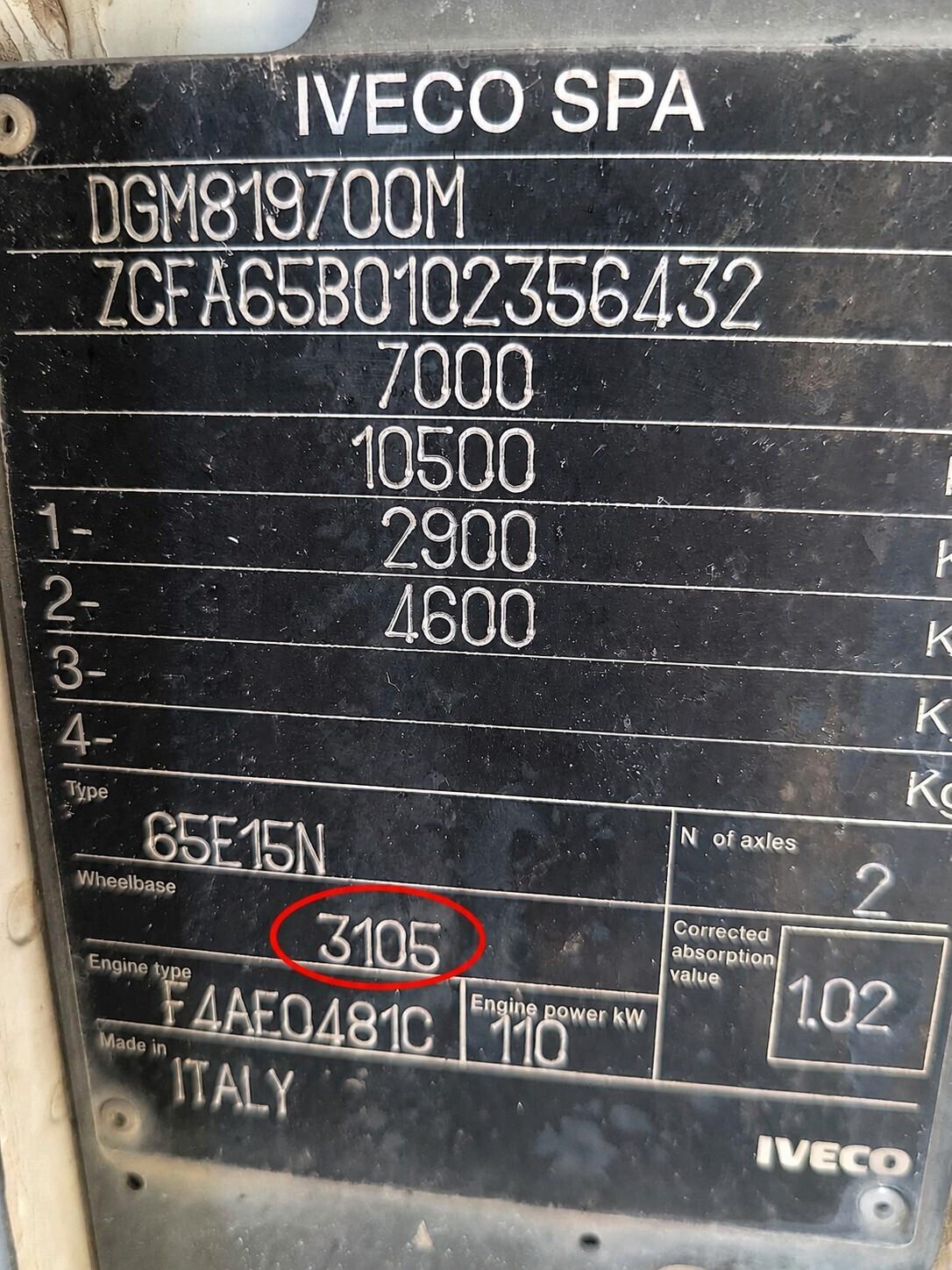 Iveco Eurocargo 65E15 Surgelati -30°C con Piastre Eutettiche
