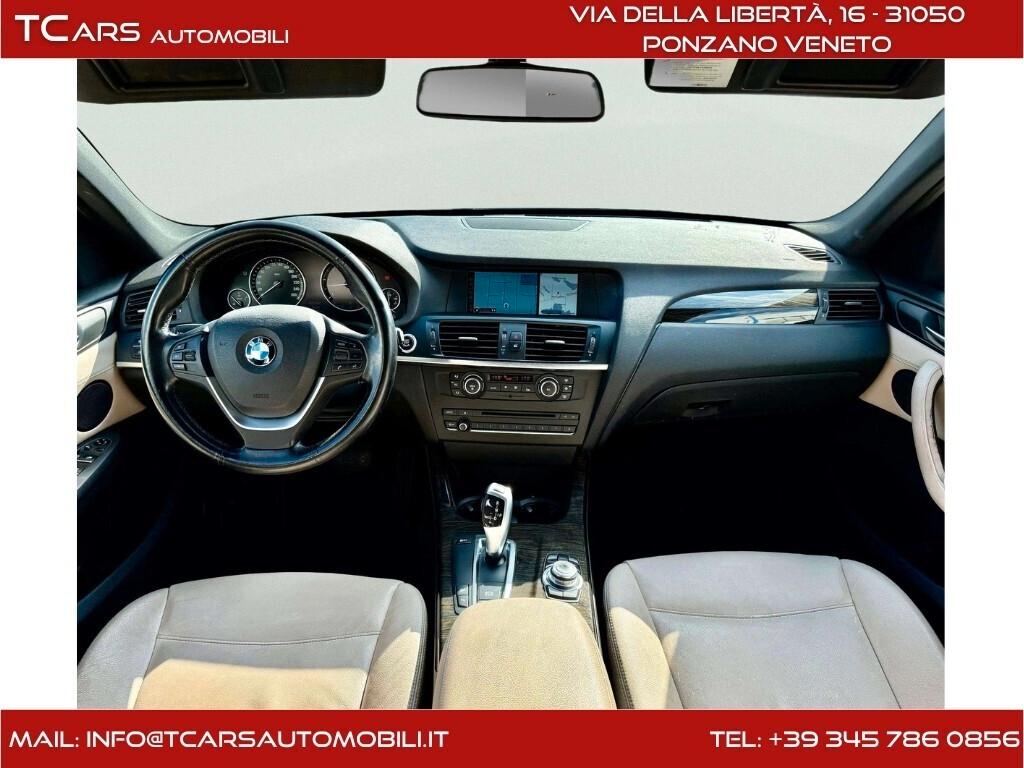 BMW X3 3.0 XDRIVE UNIPRO KM CERT GARANZIA 3 ANNI