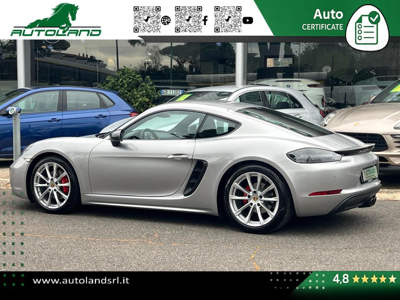 Porsche 718 Cayman 2.0 300cv pdk UNIPRO UFFICIALE
