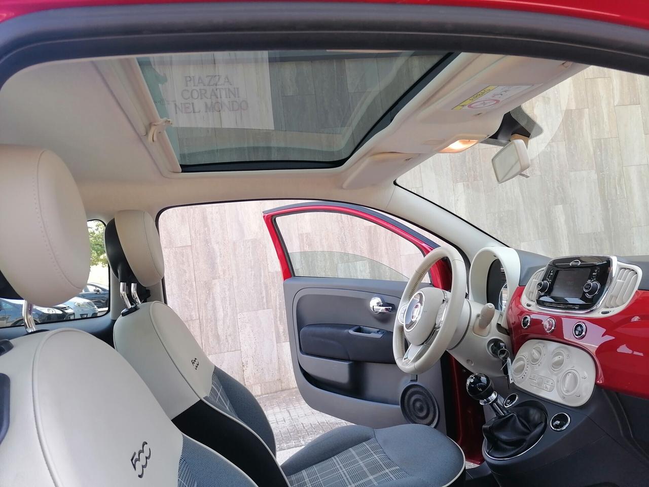 Fiat 500 1.2 BENZINA LOUNGE 51KW TETTO PANORAMICO 12/2015