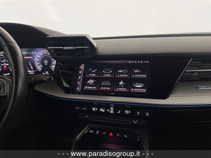 Audi A3 IV 2020 Sportback Sportback 40 1.4 tfsi e S line edition s-tronic