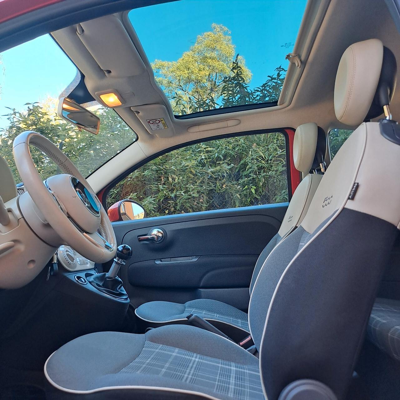 Fiat 500 CORALLO - TETTO PANORAMICO