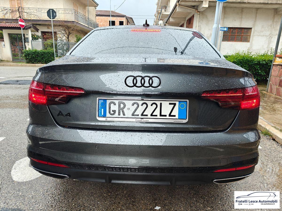 AUDI - A4 35 2.0 tdi mhev S line edition 163cv s-tronic (sede Piano Lago)