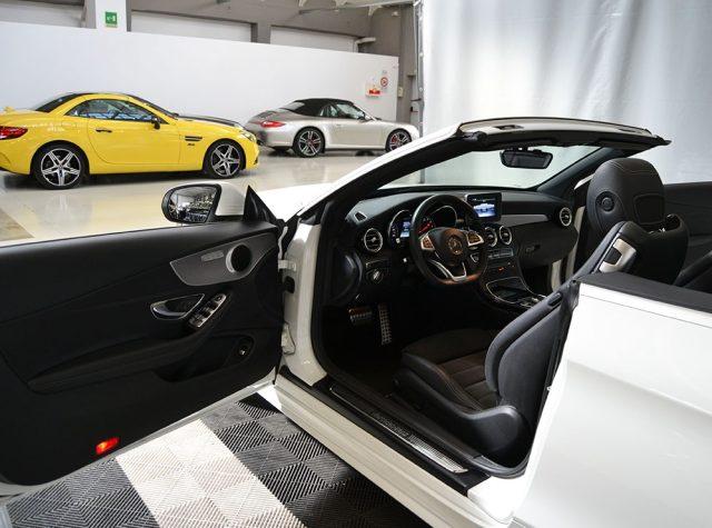 MERCEDES-BENZ C 180 Cabrio Premium Amg Automatica Capote Blu