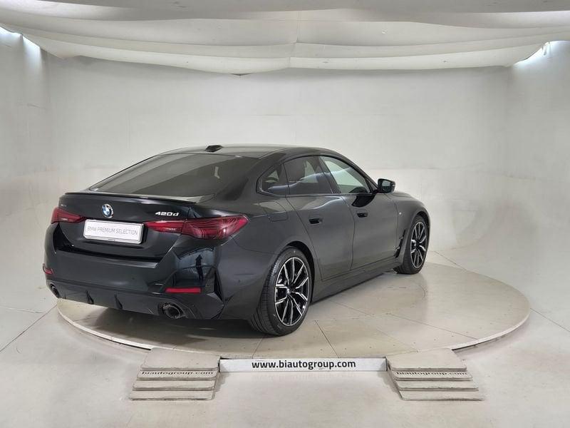BMW Serie 4 G26 LCI 2024 Gran Coup 420d Gran Coupe mhev 48V xdrive MSport Pro auto
