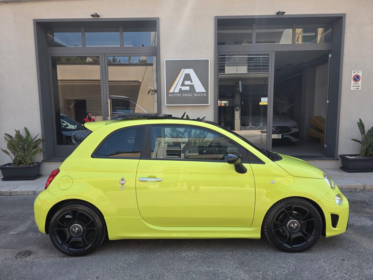 Abarth 595 1.4 Turbo T-Jet 160 CV 70° Anniversario+Sed.Sabelt+Scarichi Monza+Tetto..