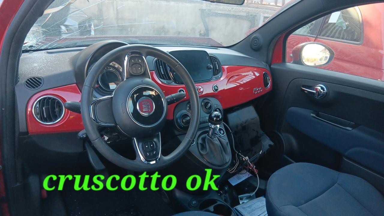 Fiat 500 incidentata sinistrata mondialcars Airbag ok
