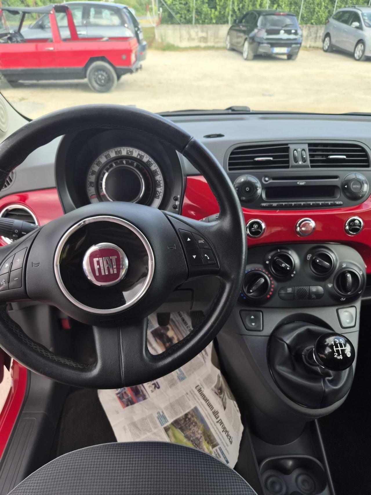 Fiat 500 1.2 Lounge km 72 mila certificati anno 9/2015