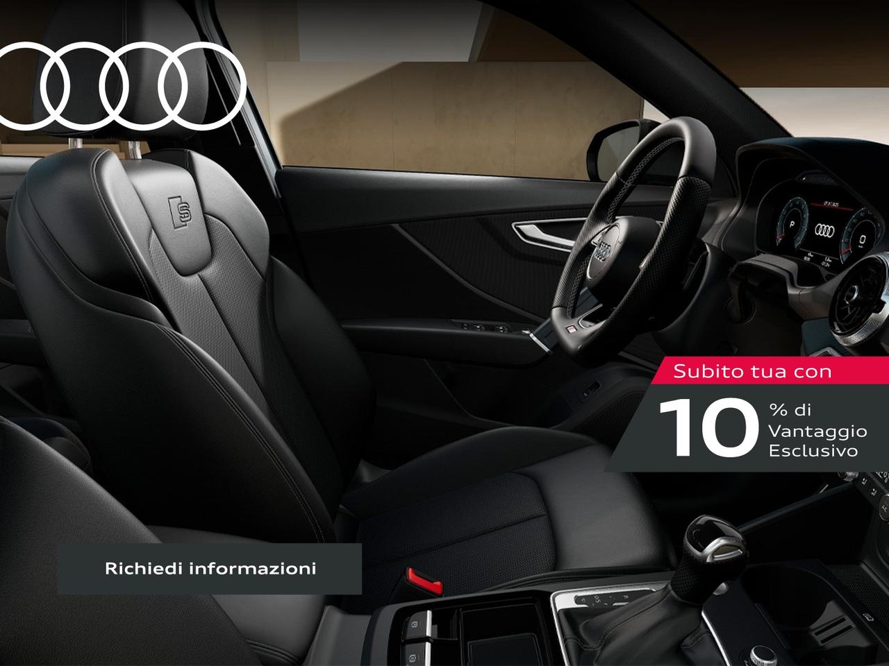 Audi Q2 40 2.0 tfsi identity black quattro s-tronic