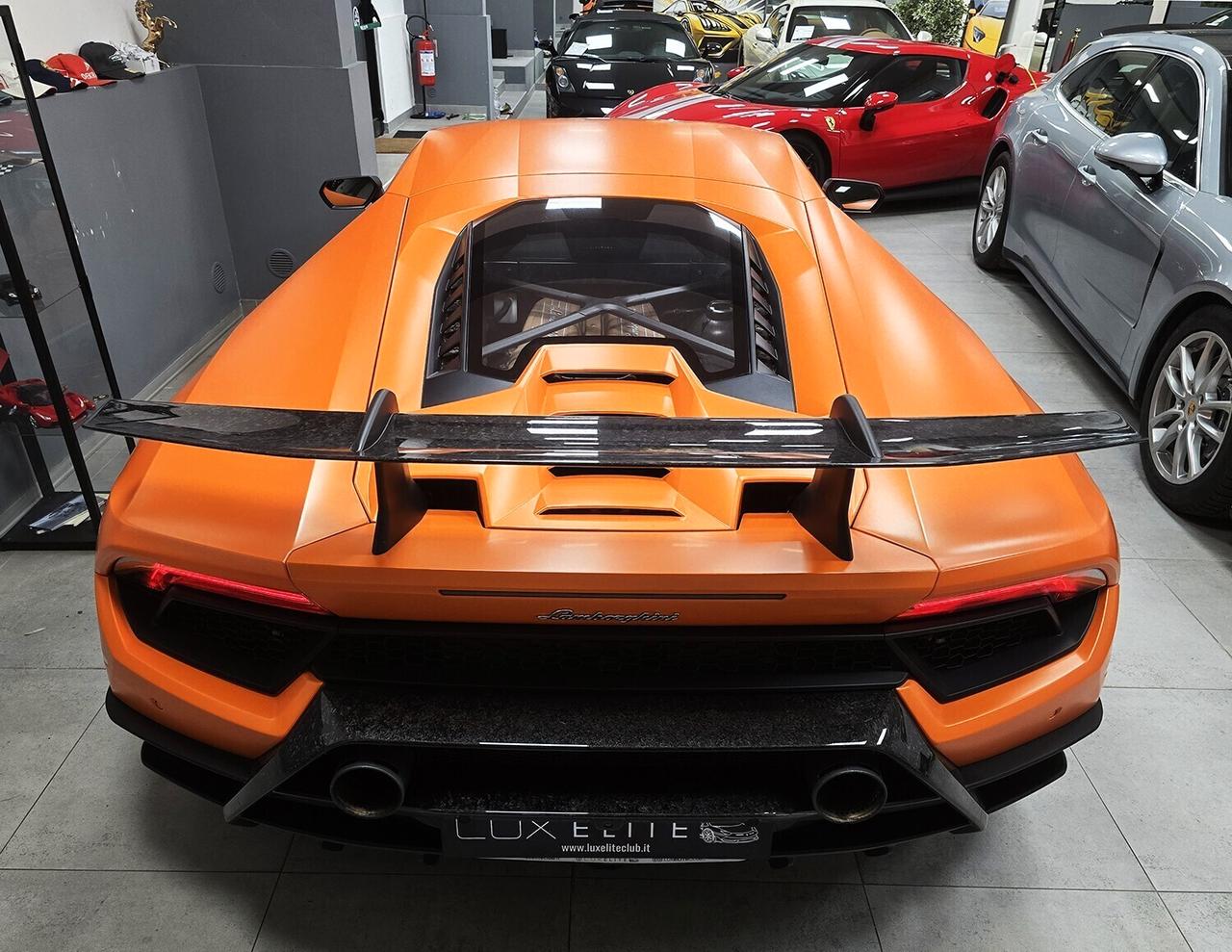 Lamborghini Huracan Coupe 5.2 Performante 640 awdLIFT _ PELLICOLA FULL PPF _ SERVICE BOOK FULL_ ALCANTARA _ ARANCIO OPACO ANTHEUS