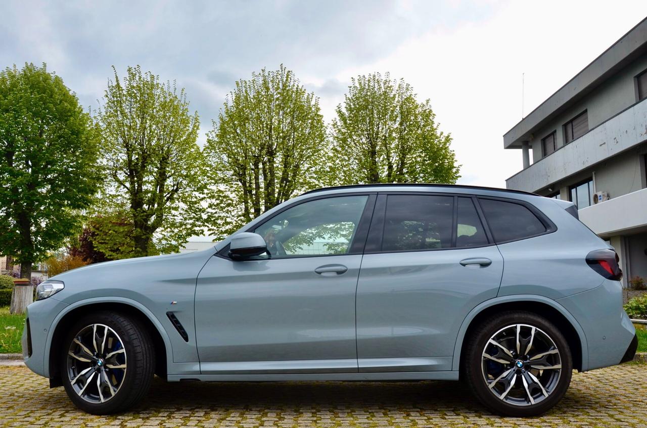 BMW X3 XDRIVE20d MHEV 48V MSPORT 190cv AUTO, IVA ESPOSTA, GARANZIA UFF BMW, UNCOPROP, UFF ITALIANA, 20", TETTO, PERMUTE