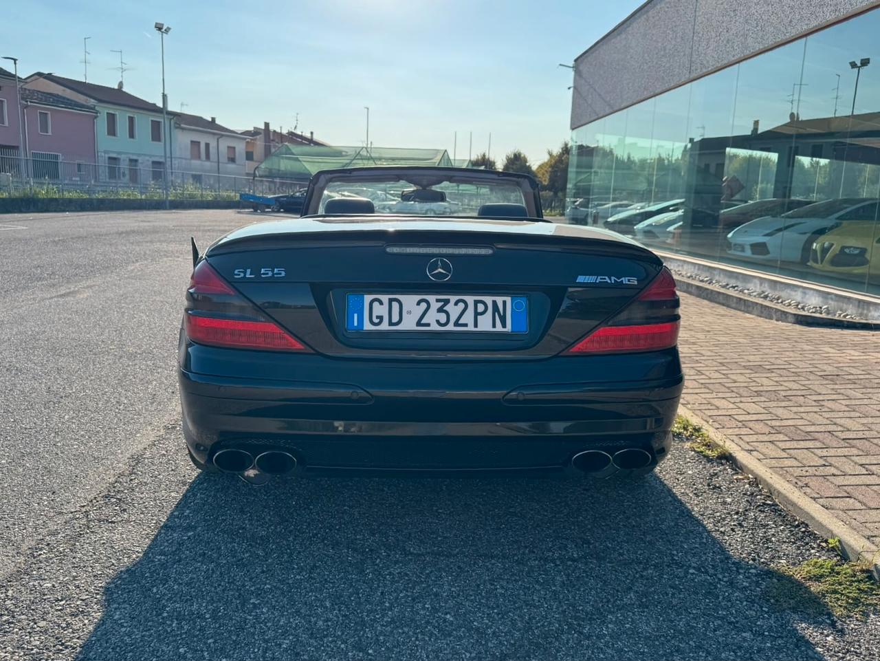 Mercedes SL 55 AMG targa oro