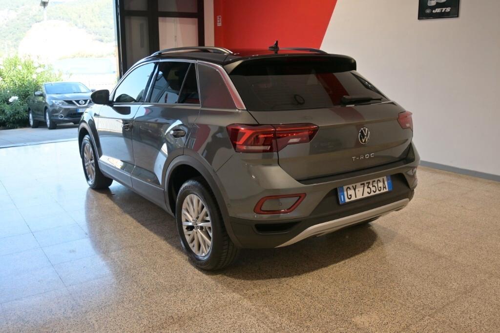 VOLKSWAGEN T-ROC 2.0 TDI 115CV SCR LIFE ( FARI LED - DIGITAL COCKPIT - ADAPTIVE CRUISE - NAVI - APP CONNECT - PARK ASSIST - TETTO BICOLORE )