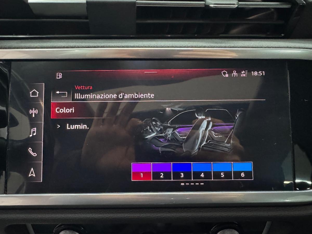 AUDI Q3 Sportback 35 TDI S tronic S-Line TETTO/ UNICO PROP/ LUCI AMBIENT/ MATRIX