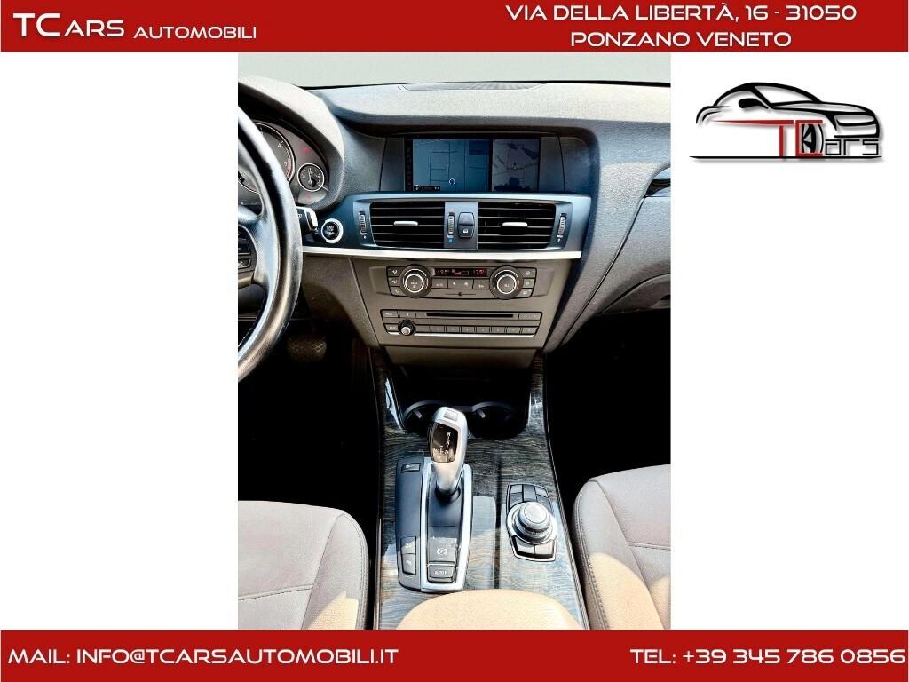 BMW X3 3.0 XDRIVE UNIPRO KM CERT GARANZIA 3 ANNI