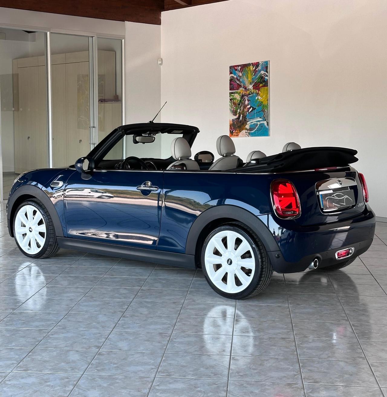Mini Cooper D Cabrio 1.5 Hype auto 7m my18 *UniProprietario*LapisLuxuryBlue*FariBiLed*Cerchi18'*