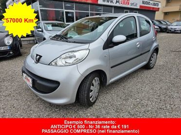 PEUGEOT 107 1.0 68cv 5p. - Unica Proprietaria - Solo 57000 Km