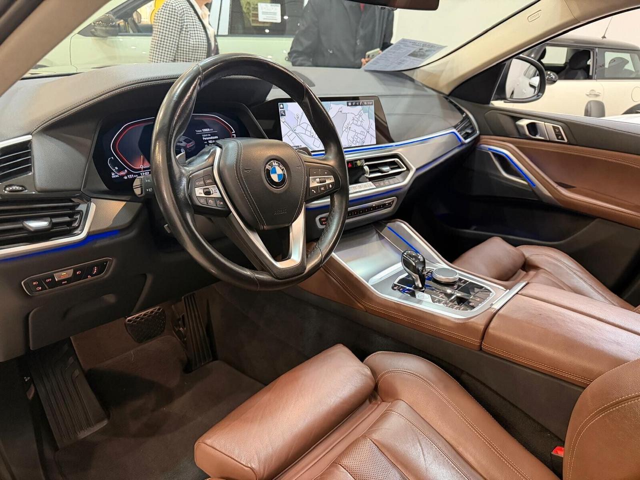 BMW NEW X6 40D 3.0 340CV TETTO 2021 TOP GAMMA