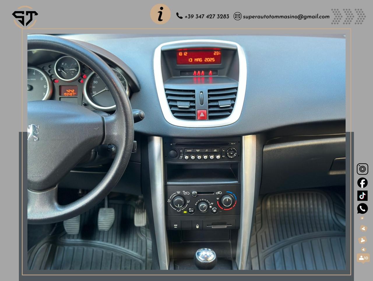 Peugeot 207 Plus GPL 1.4 CV 5 P OK Neopatentati