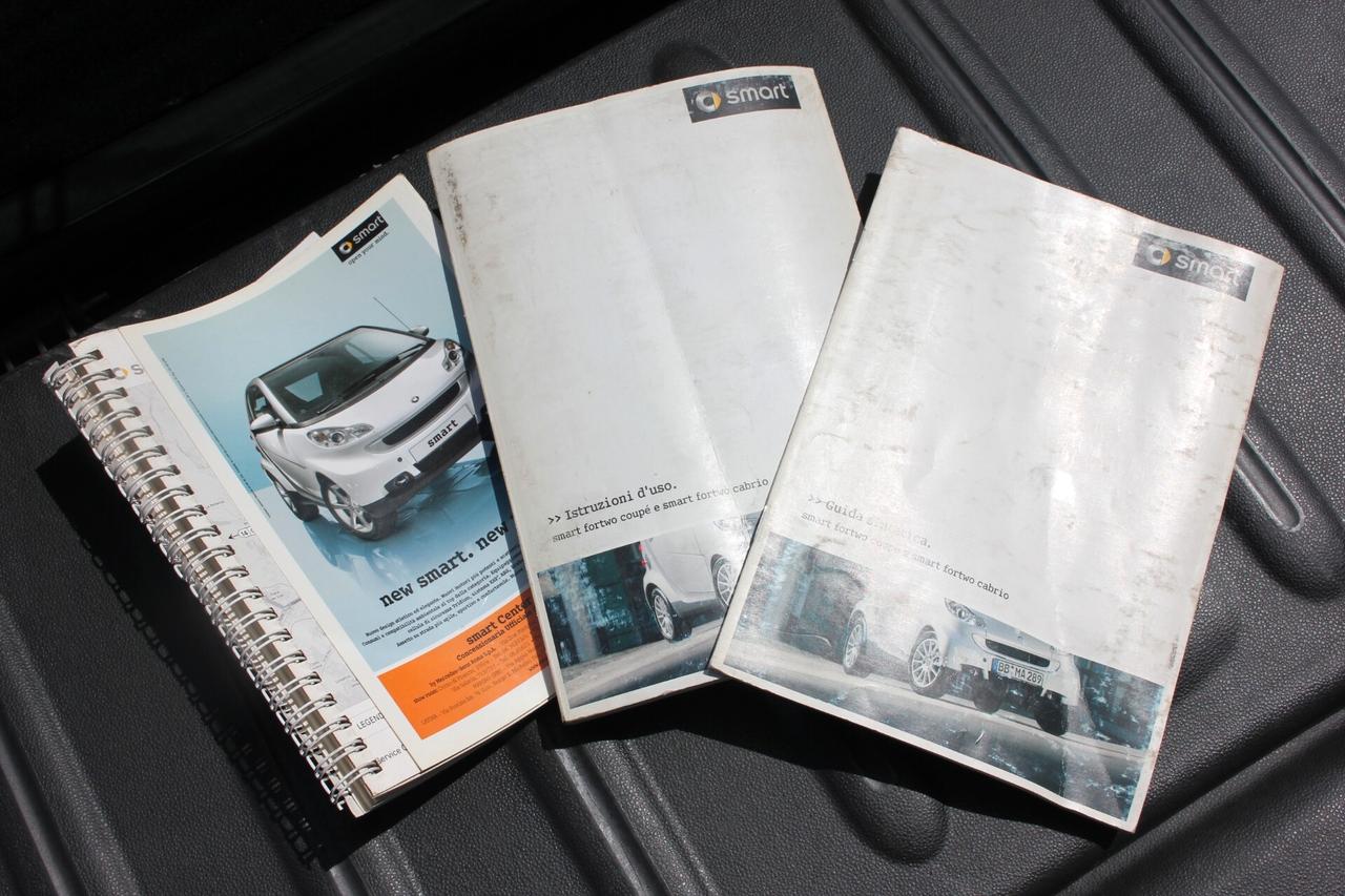 Smart forTwo 1.0 mhd Passion 71cv TAGLIANDATA GARANZIA 12 MESI KM REALI CERTIFICATI