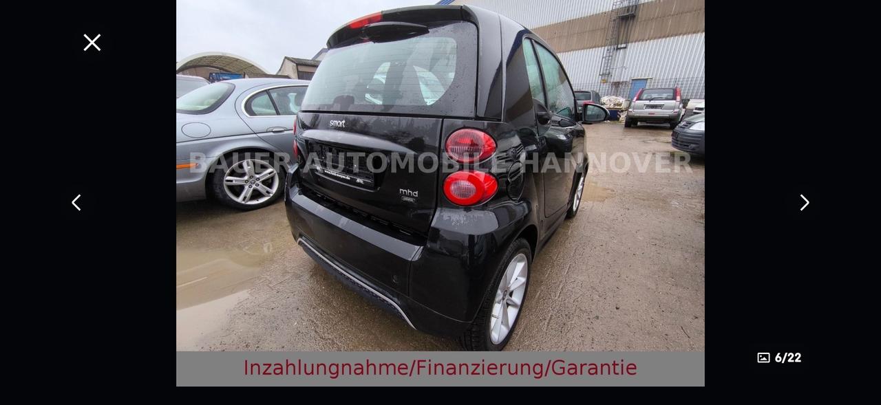 Smart ForTwo 1000 52 kW coupé passion