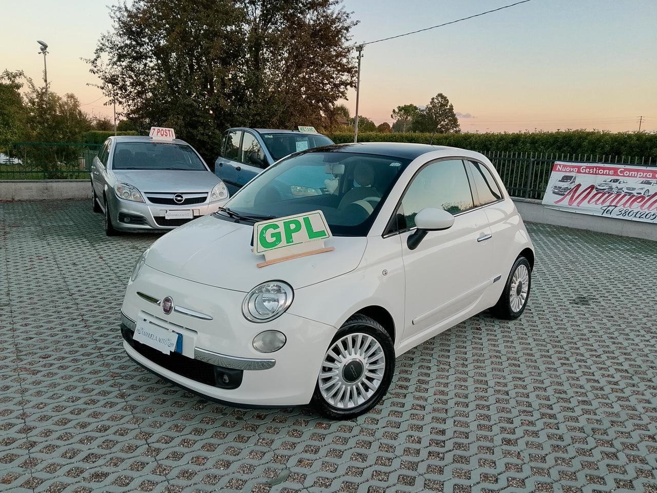 Fiat 500 1.2~GPL~NEOPAT~140.000~2012