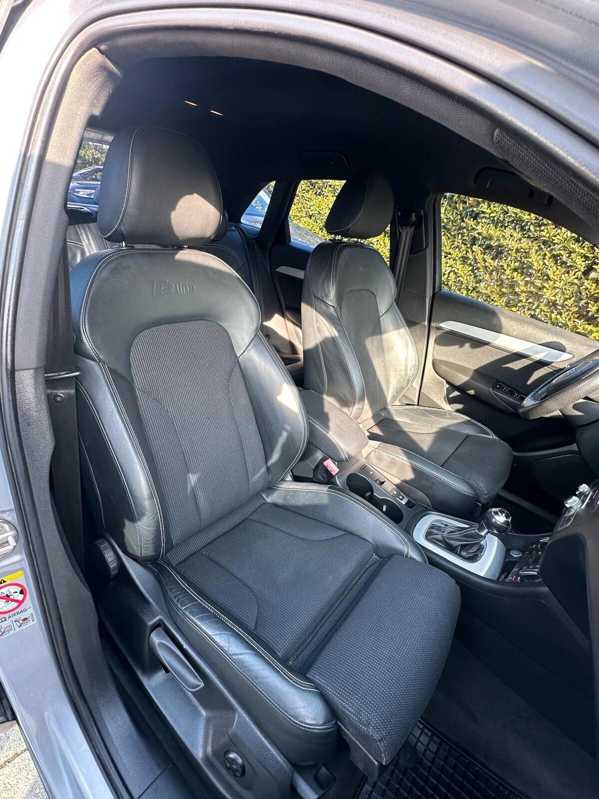 Audi Q3 2.0 TDI 150 CV quattro STRONIC S-LINE INT-ESTERNO 2015 FARI matrix LED-INT PELLE