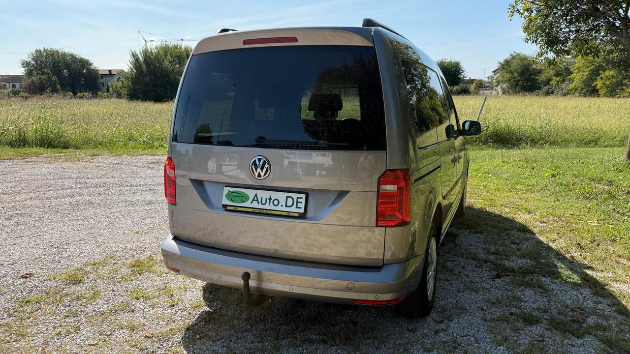 Volkswagen Caddy 1.4 TGI METANO + GANCIO TRAINO REMOVIBILE