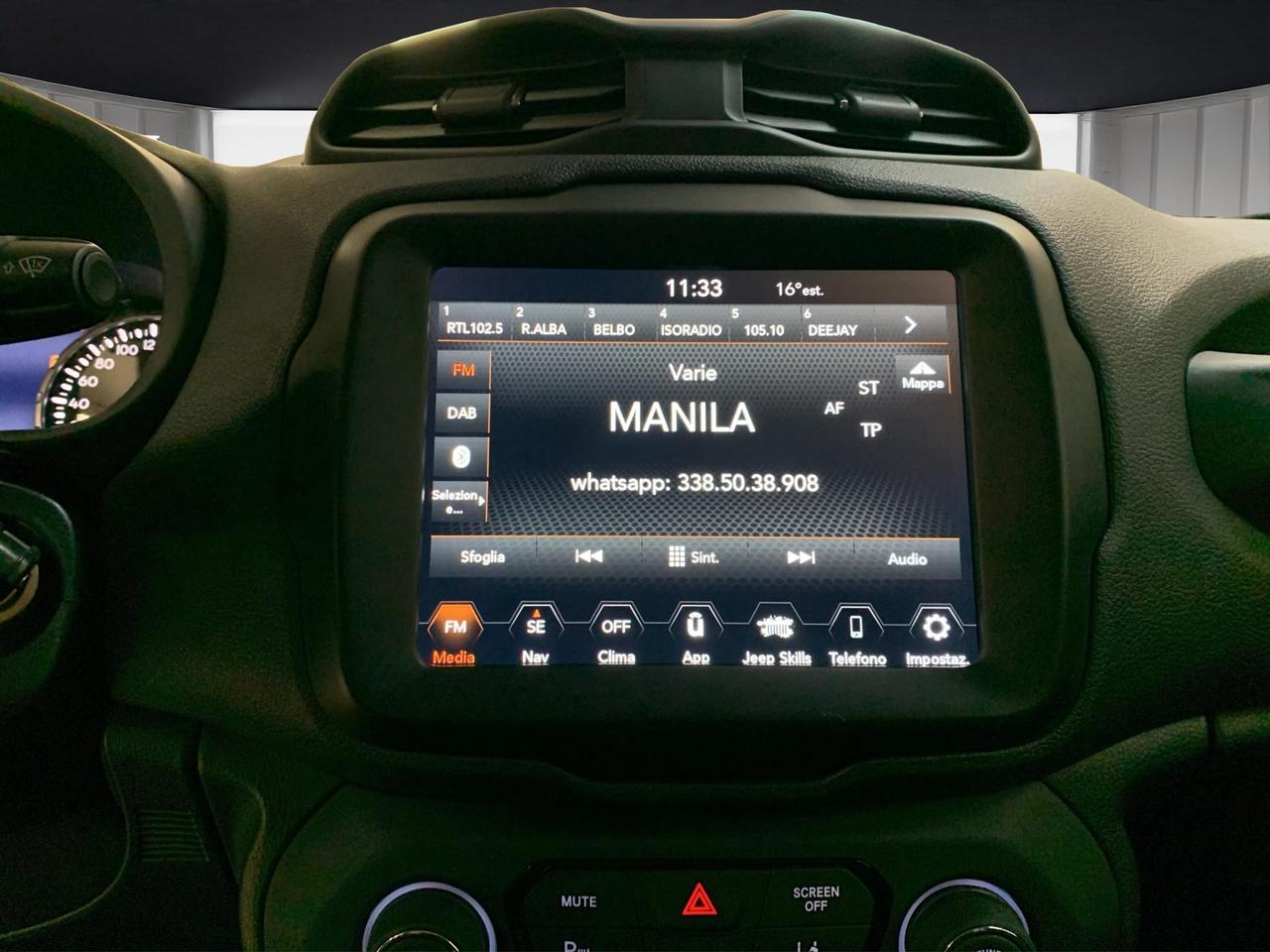 Jeep Renegade 1.6 Mjet 120cv Diesel Limited