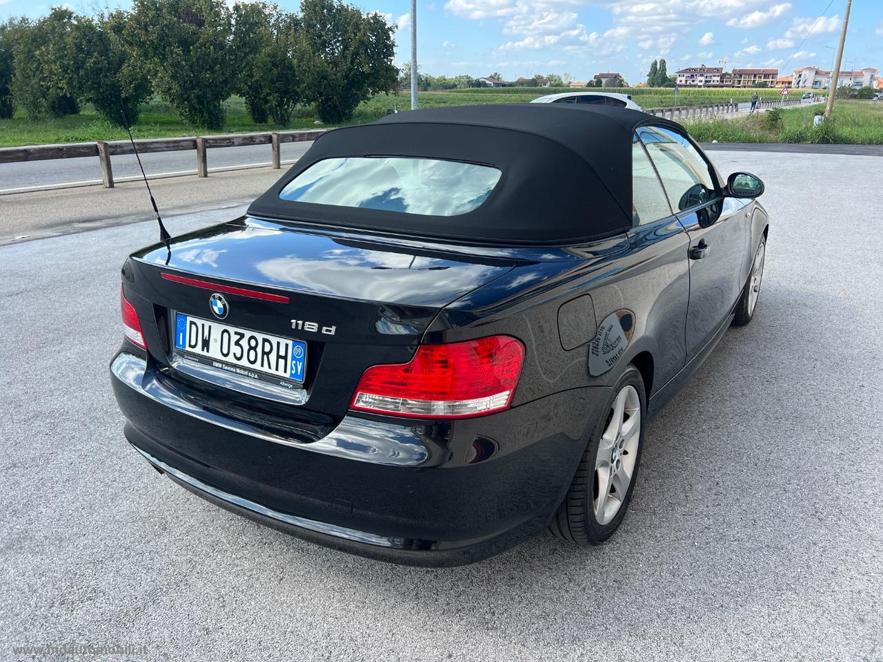 BMW 118d Cabrio Futura SOLO KM.90000 IVA ESPOSTA