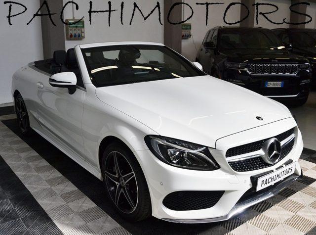 MERCEDES-BENZ C 180 Cabrio Premium Amg Automatica Capote Blu