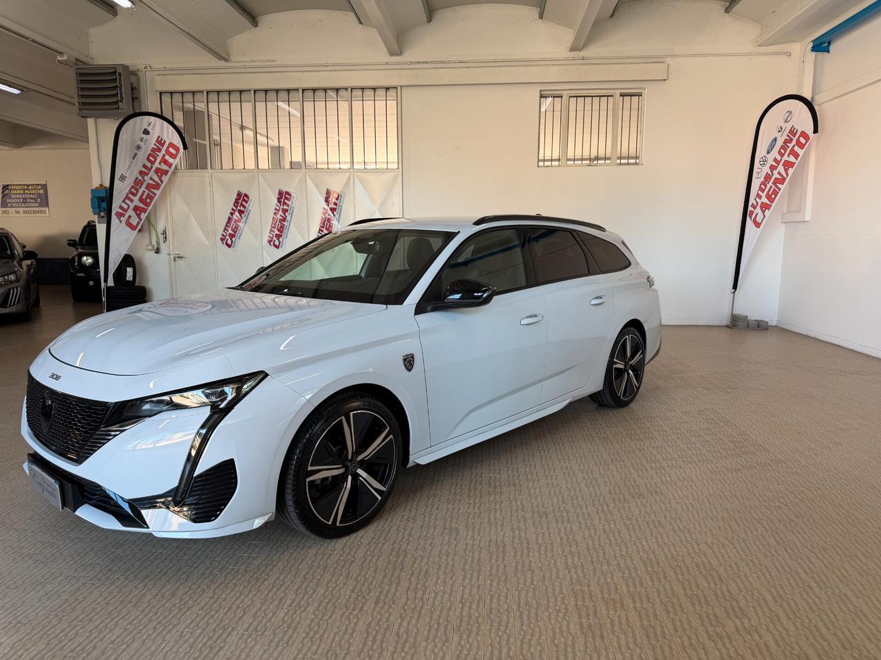 Peugeot 308 Hybrid 145 e-DCS6 SW GT 2025 BIANCO PERLA