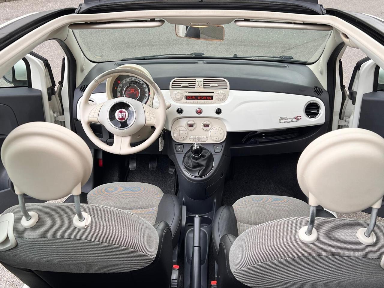 Fiat 500 C 1.2 Rock Ok neo patentati Unico proprietario