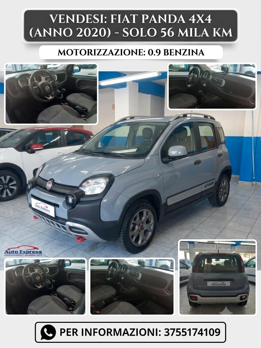 Fiat Panda Cross 4x4 anno 2020 benzina 0.9 km 56 mila