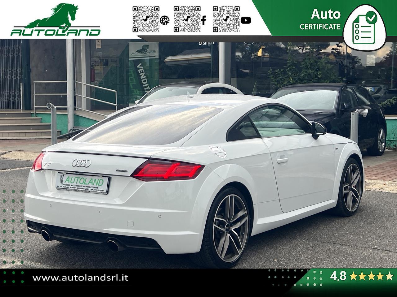 Audi TT Coupe 2.0 tfsi S line QUATTRO REVO Stage 3 - B&O - Matrix - MMI Plus - Retrocamera