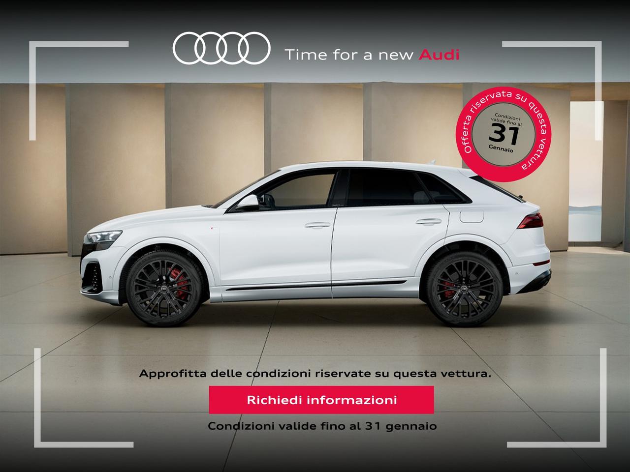 Audi Q8 3.0 tfsi e s line edition quattro 394cv tiptronic