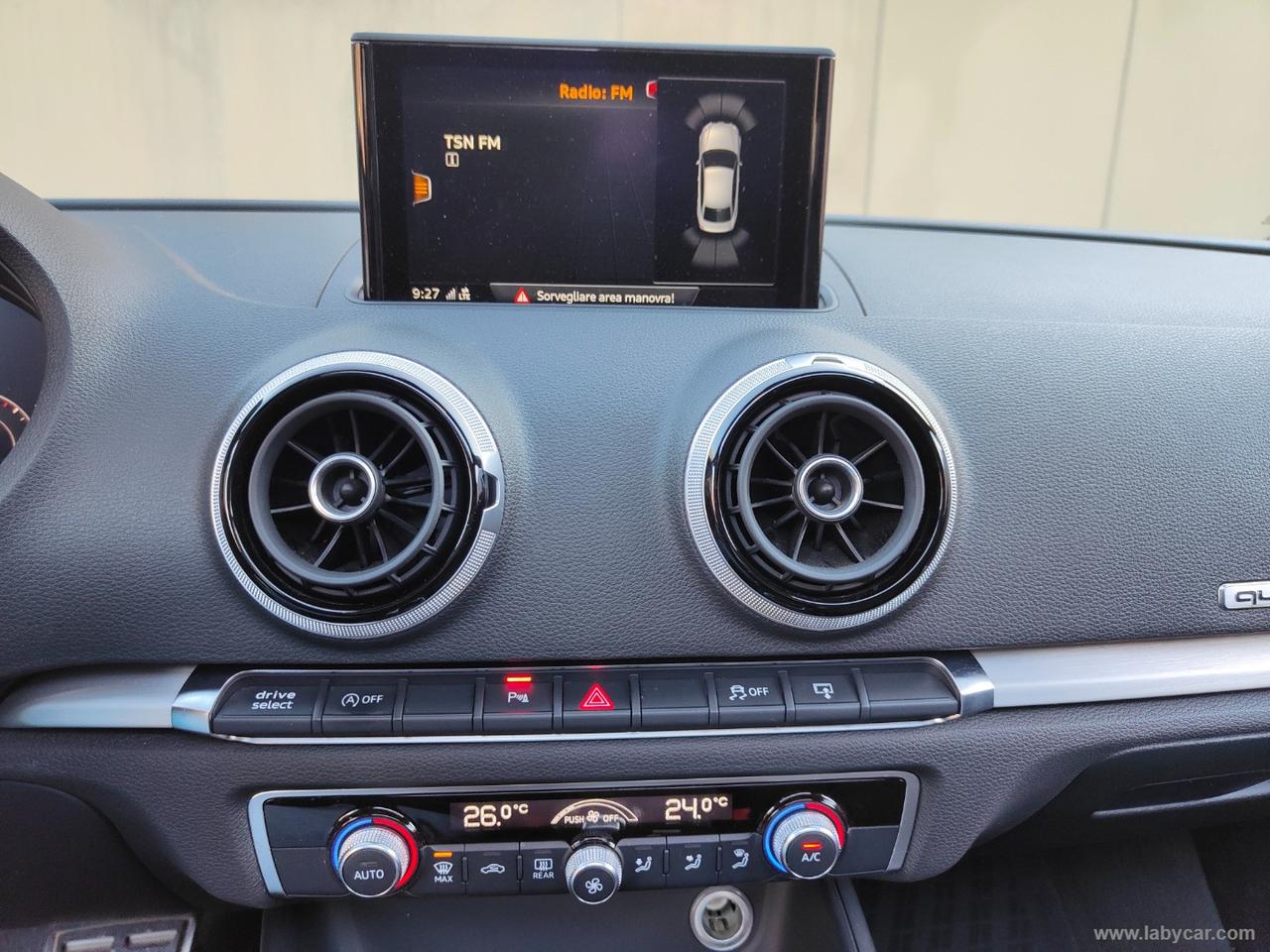 AUDI A3 Sedan 2.0 TDI 184CV quattro S-LINE TETTO